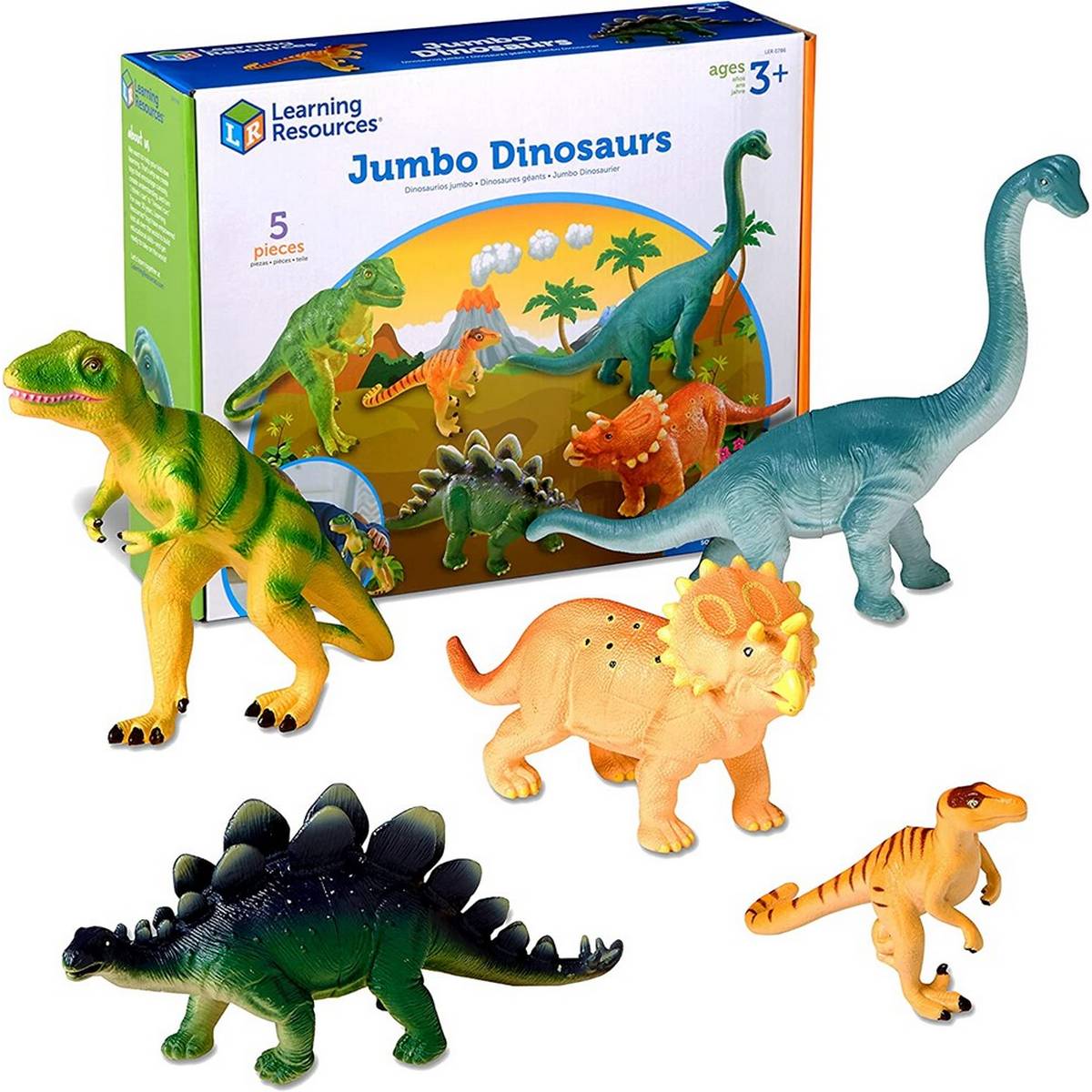 Learning Resources Jumbo Dinosaurs Set 1 - ABC School Supplies