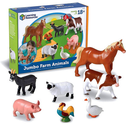 Learning Resources Jumbo Farm Animals - ABC School Supplies