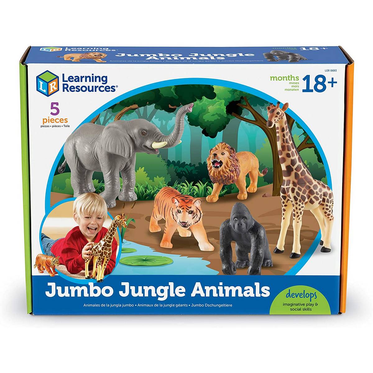 Learning Resources Jumbo Jungle Animals - ABC School Supplies