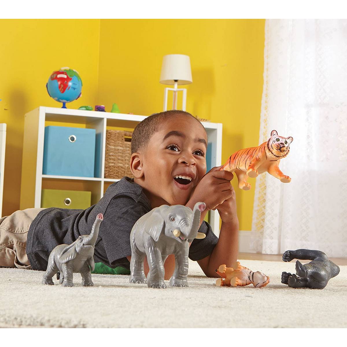 Learning Resources Jumbo Jungle Animals Mommas And Babies - ABC School Supplies