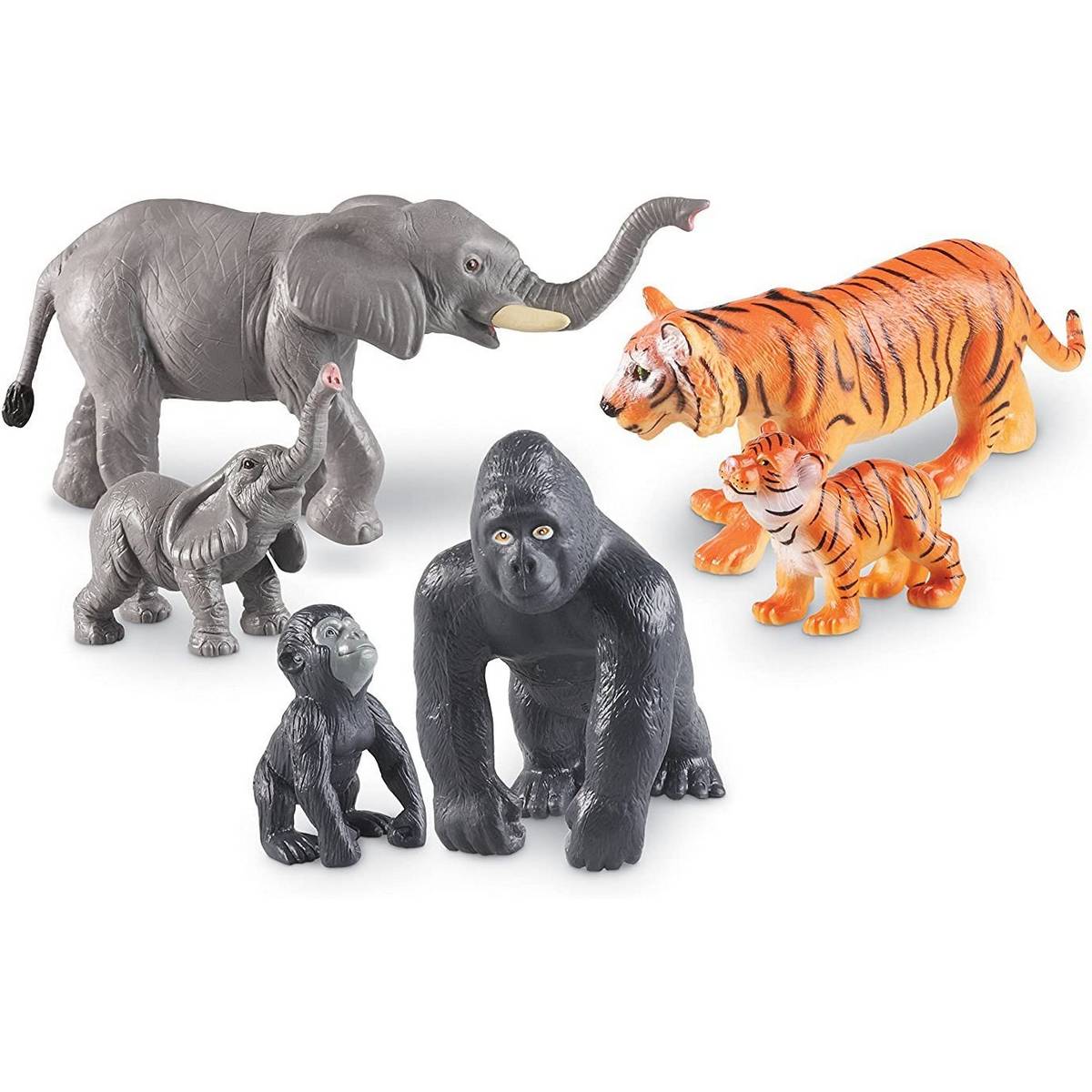 Learning Resources Jumbo Jungle Animals Mommas And Babies - ABC School Supplies