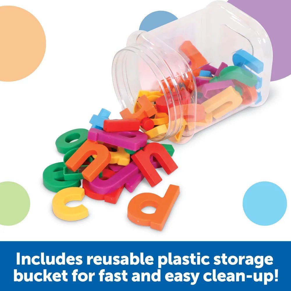 Learning Resources Jumbo Lowercase Magnetic Letters, Set Of 40 - ABC School Supplies