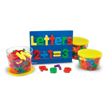 Learning Resources Jumbo Magnetic Letters & Numbers Bundle, 116 Pieces - ABC School Supplies