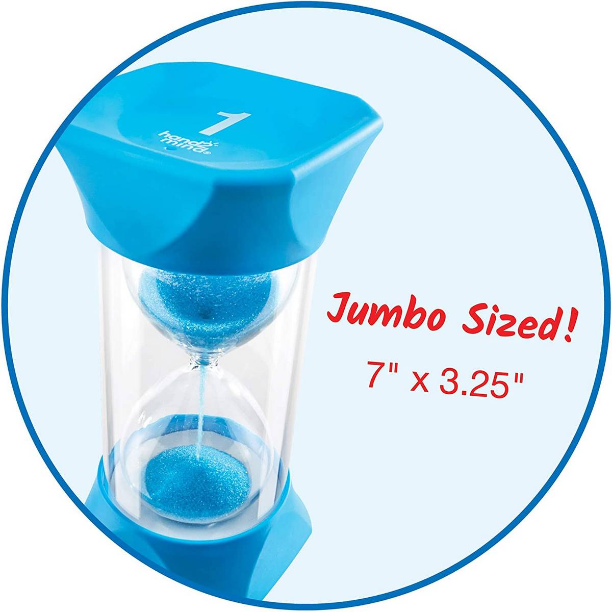 Learning Resources Jumbo Sand Timer, 1Minute - ABC School Supplies