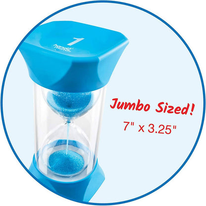 Learning Resources Jumbo Sand Timer, 1Minute - ABC School Supplies