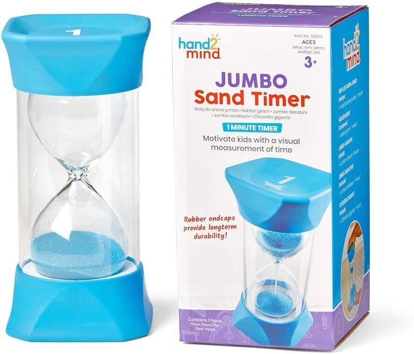 Learning Resources Jumbo Sand Timer, 1Minute - ABC School Supplies