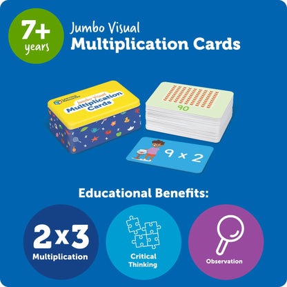 Learning Resources Jumbo Visual Multiplication Cards - ABC School Supplies