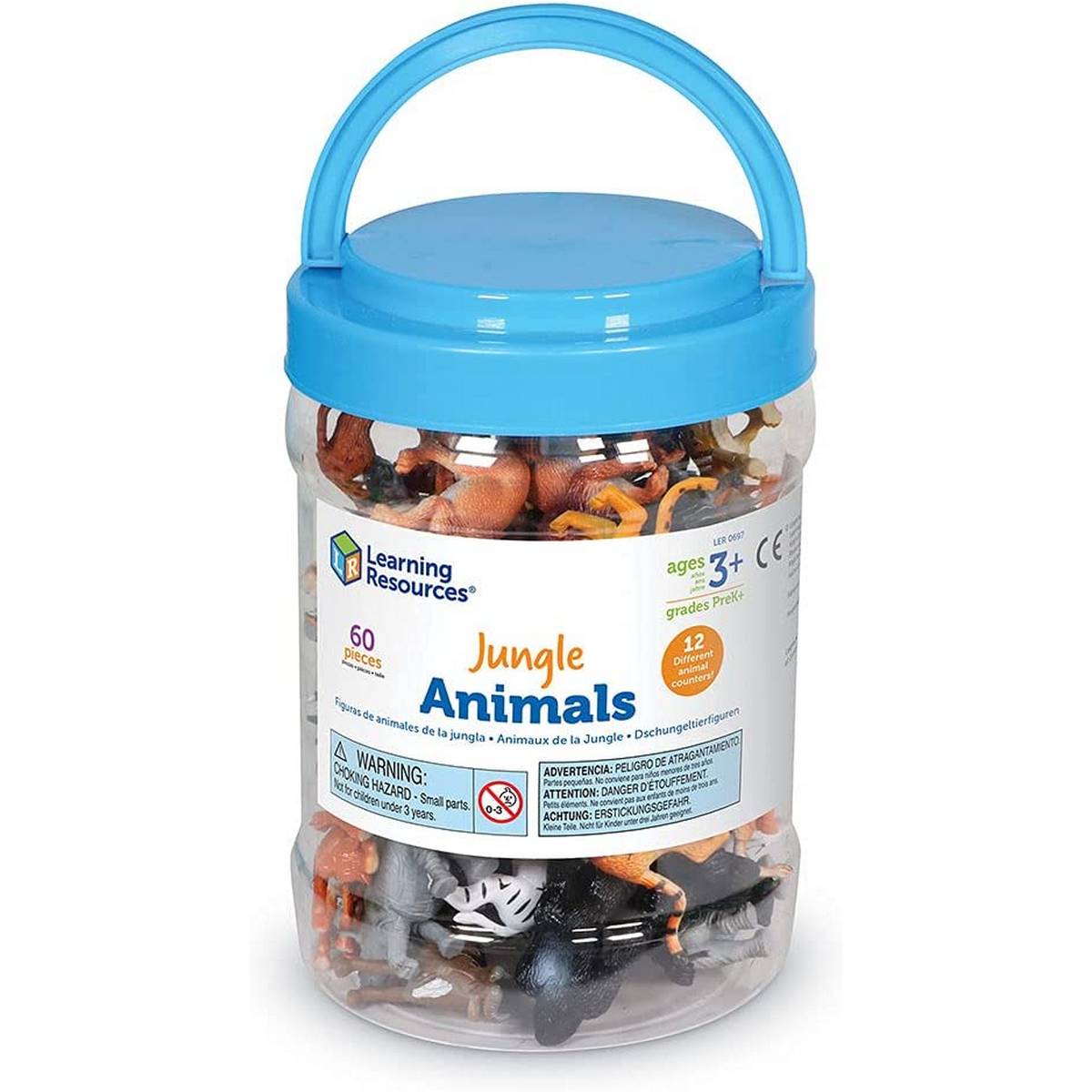 Learning Resources Jungle Animal Counters (Set Of 60) - ABC School Supplies