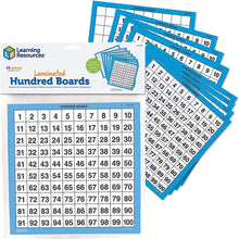 Learning Resources Laminated Hundreds Boards (Set Of 10) - ABC School Supplies