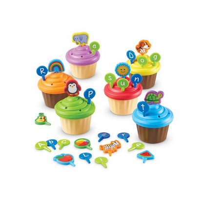 **Learning Resources Learning Resources Abc Party Cupcake Toppers - ABC School Supplies