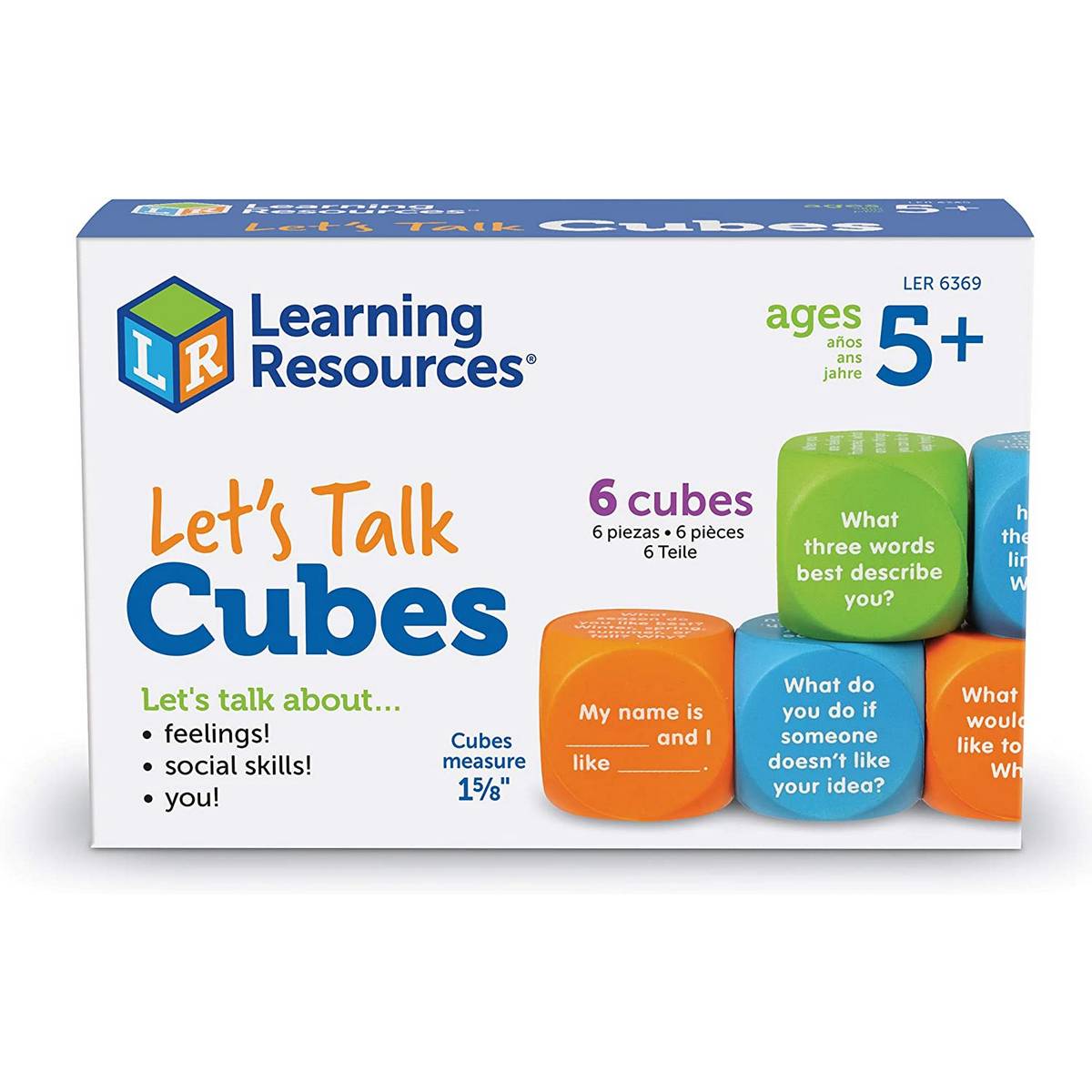 Learning Resources Let's Talk Cubes - ABC School Supplies