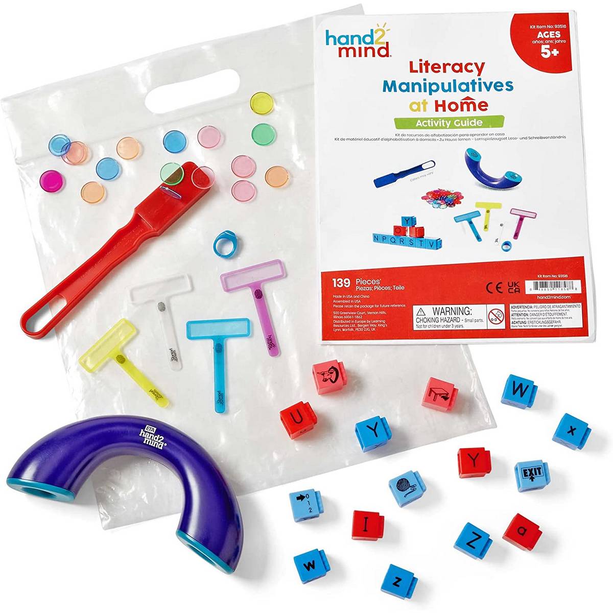 Learning Resources Literacy Manipulatives At Home Kit - ABC School Supplies