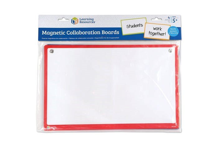 **Learning Resources Magnetic Collaboration Whiteboards (Set of 4) - ABC School Supplies