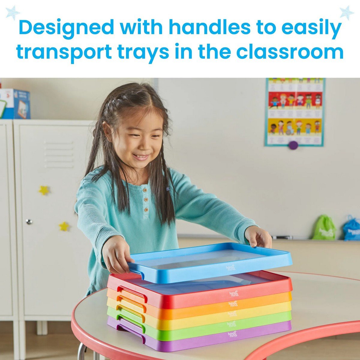Learning Resources Magnetic Dry Erase Activity Trays, Set Of 6 - ABC School Supplies