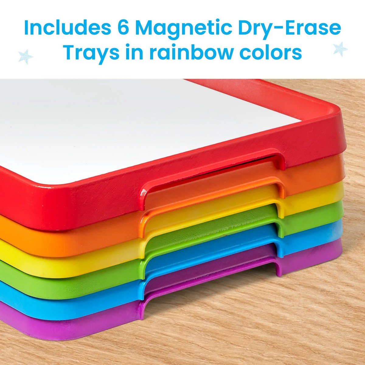 Learning Resources Magnetic Dry Erase Activity Trays, Set Of 6 - ABC School Supplies