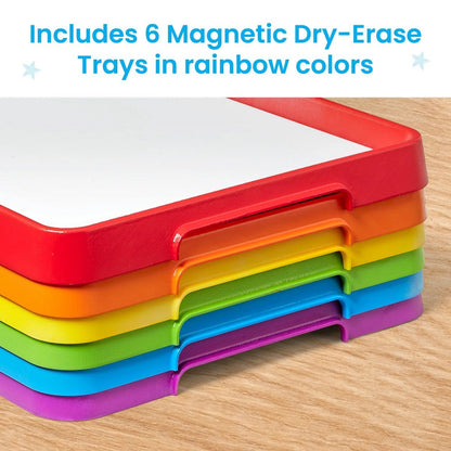 Learning Resources Magnetic Dry Erase Activity Trays, Set Of 6 - ABC School Supplies