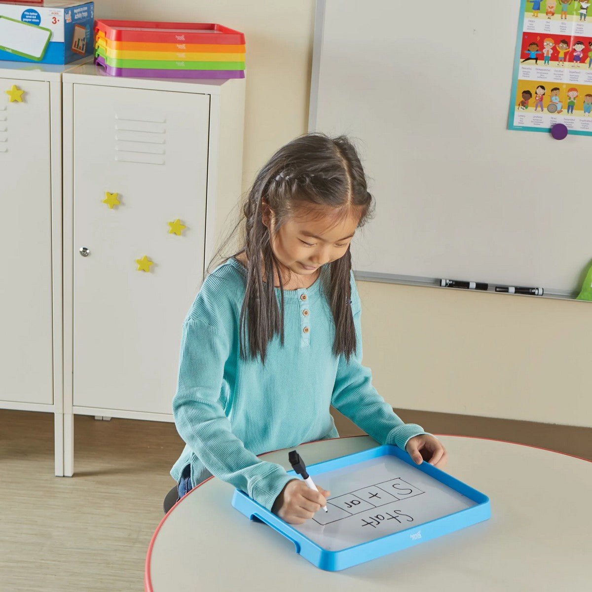 Learning Resources Magnetic Dry Erase Activity Trays, Set Of 6 - ABC School Supplies