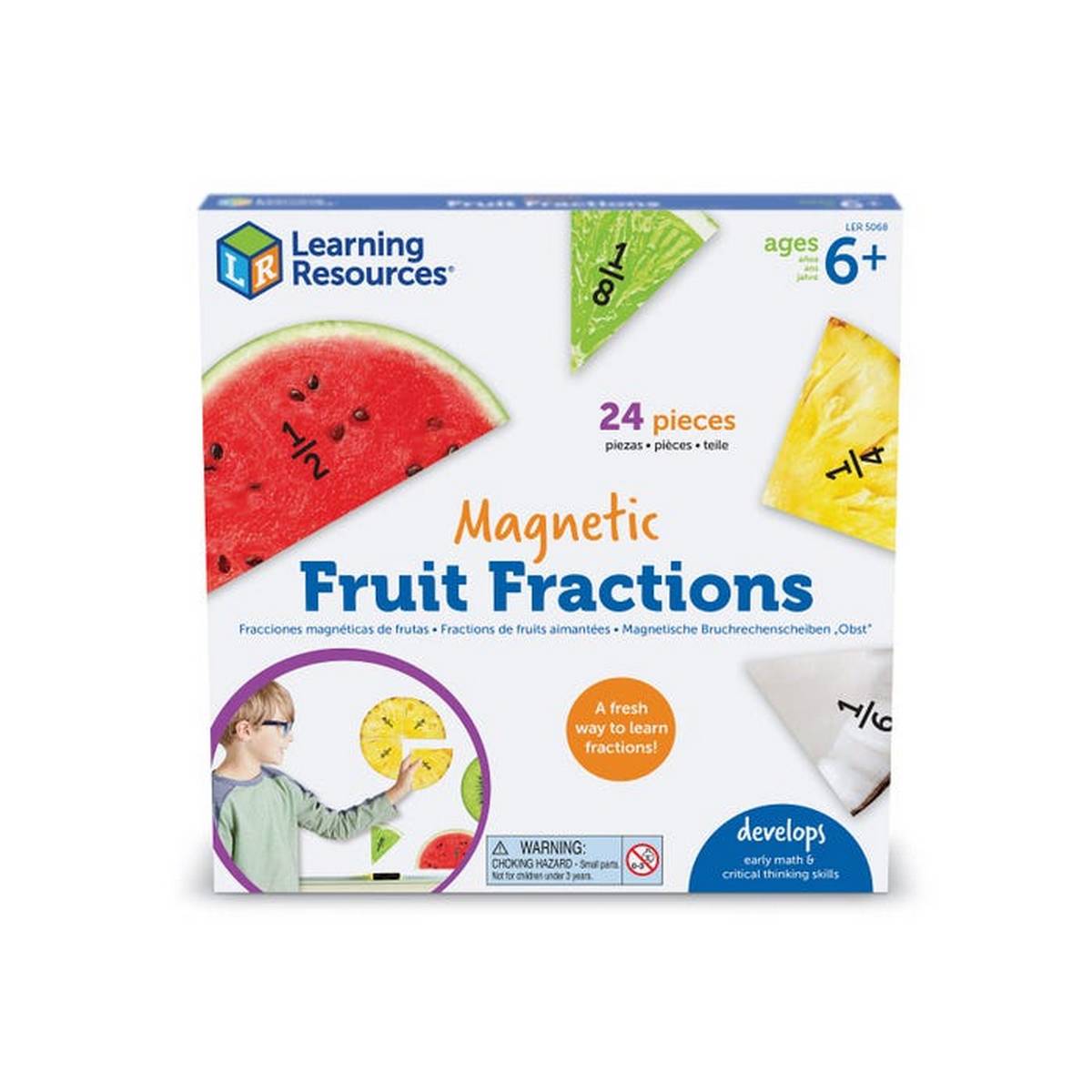 Learning Resources Magnetic Fruit Fractions - ABC School Supplies