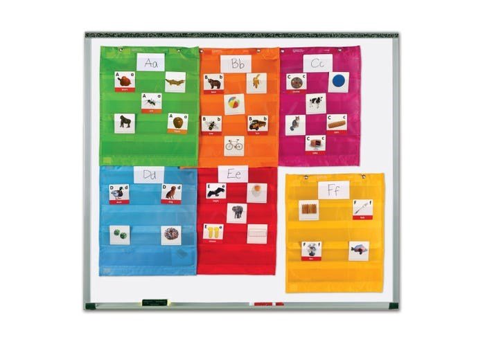 Learning Resources Magnetic Pocket Chart Squares (Set Of 6) - ABC School Supplies