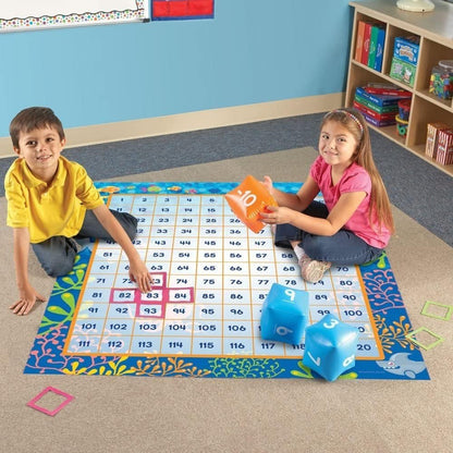 Learning Resources Make A Splash™ 120 Mat Floor Game - ABC School Supplies