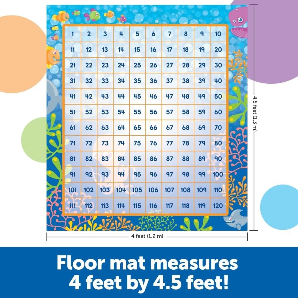 Learning Resources Make A Splash™ 120 Mat Floor Game - ABC School Supplies