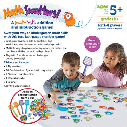 Learning Resources Math Swatters™ Addition & Subtraction Game - ABC School Supplies