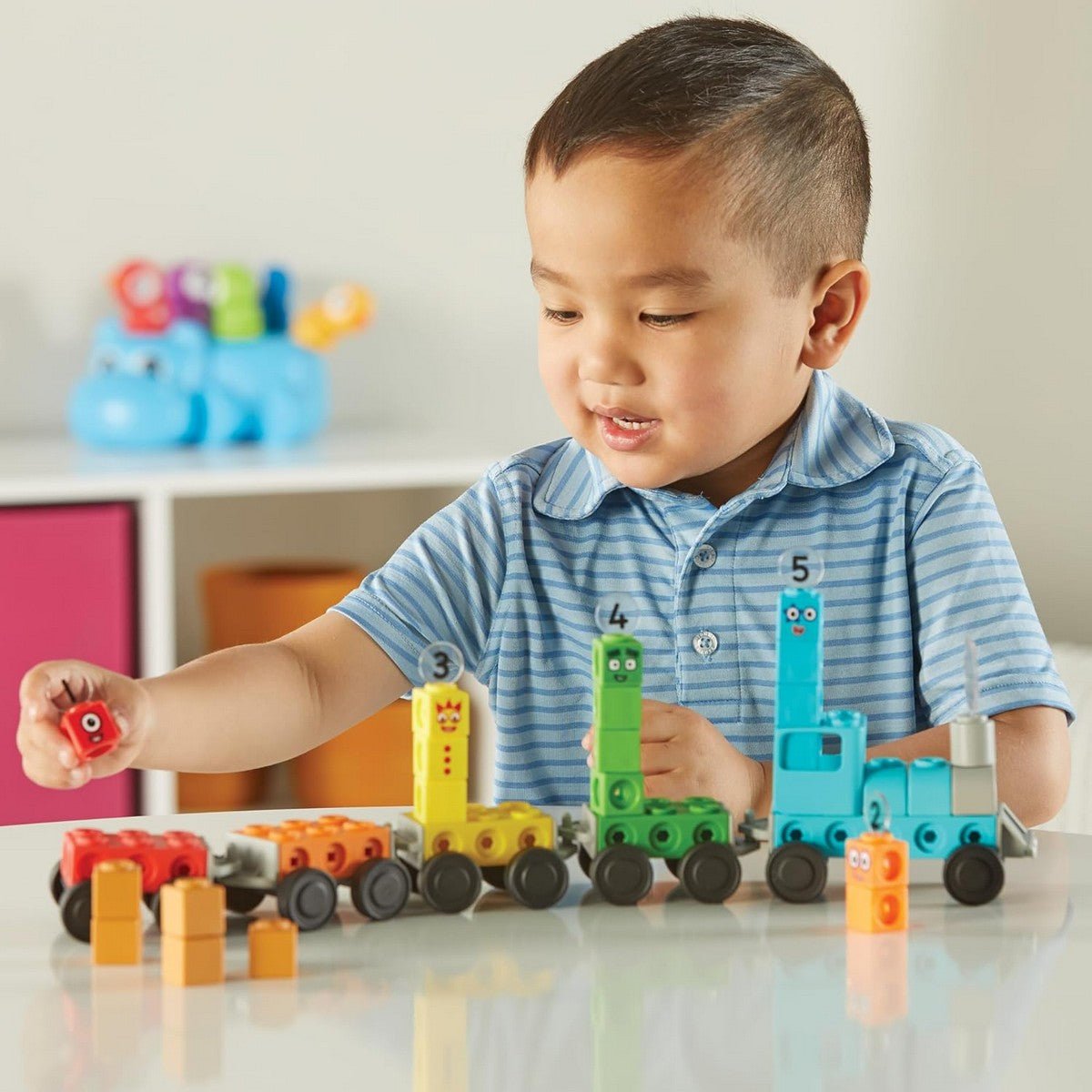 Learning Resources Mathlink® Cubes Numberblocks® Express Train Activity Set - ABC School Supplies