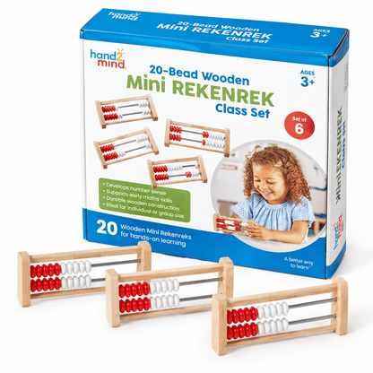 Learning Resources Mini 20Bead Rekenrek (Set Of 25)  - ABC School Supplies