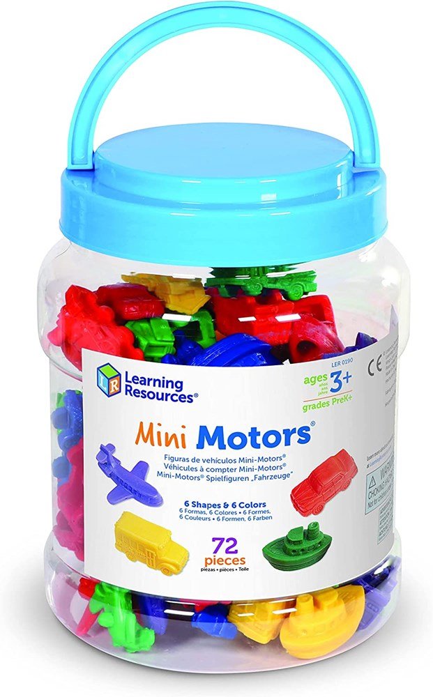 Learning Resources Mini Motors® Counters (Set Of 72) - ABC School Supplies