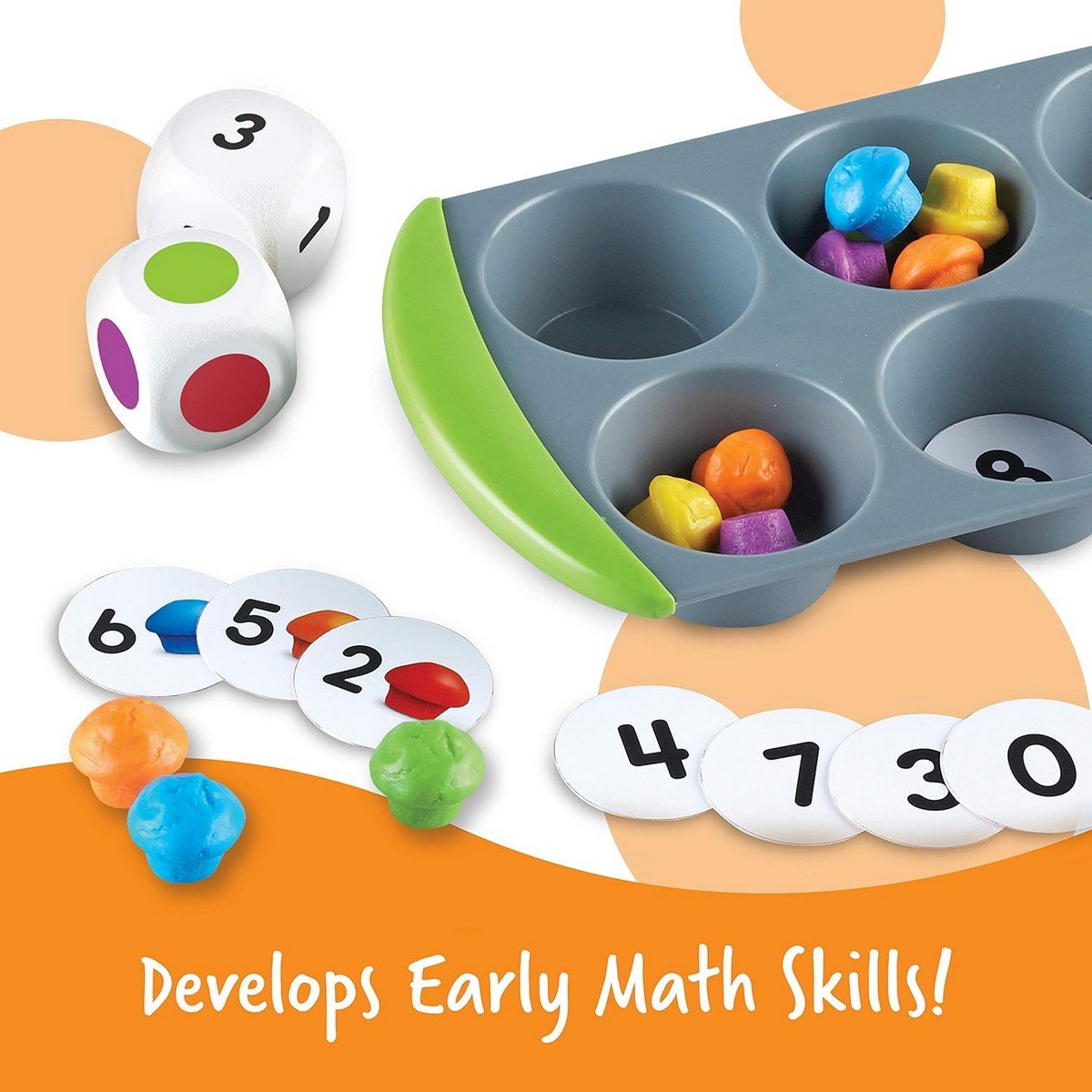 Learning Resources Mini Muffin Match Up Math Activity Set - ABC School Supplies