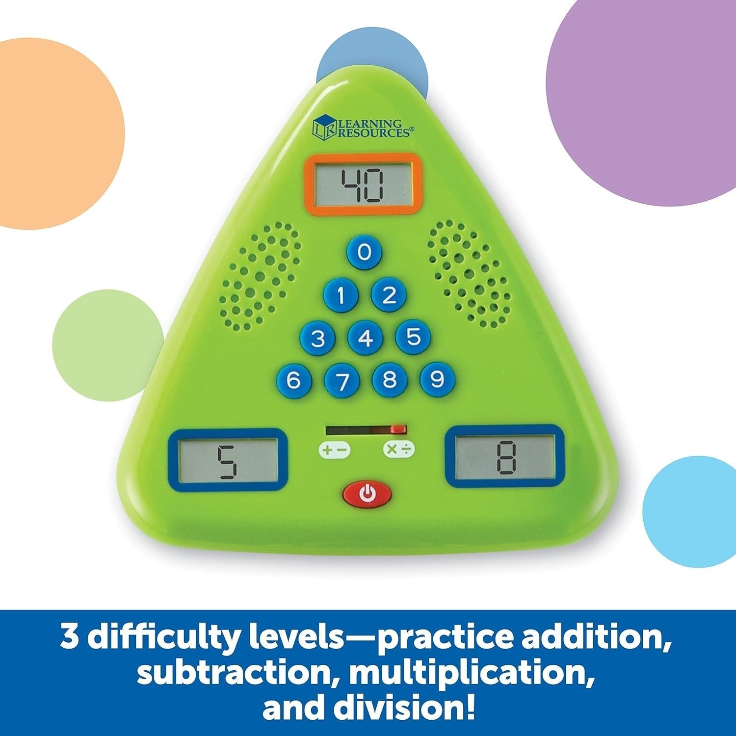 Learning Resources Minute Math Electronic Flash Card™ - ABC School Supplies