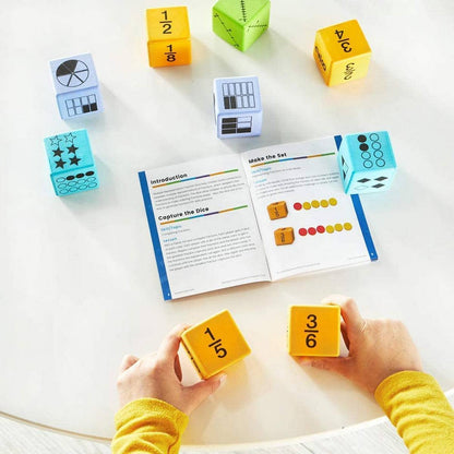 Learning Resources Multiple Representation Fractions Dice, Set Of 16 - ABC School Supplies