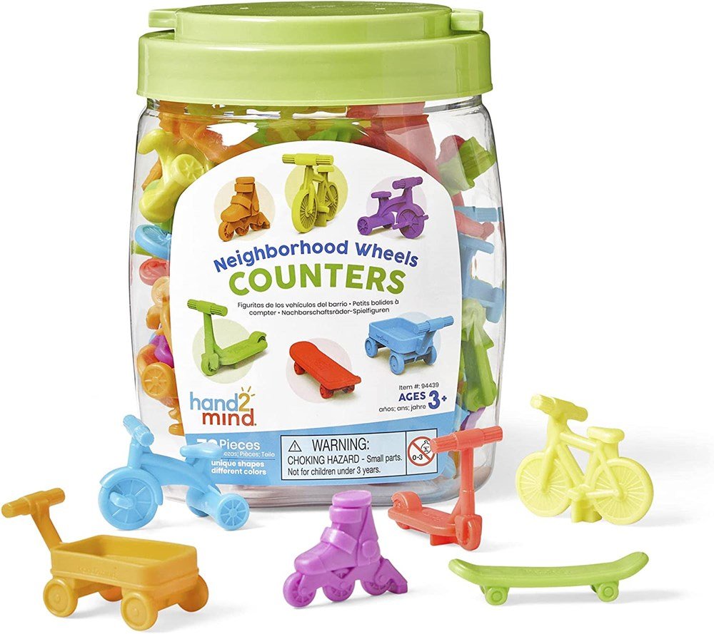 Learning Resources Neighborhood Wheels Counters - ABC School Supplies