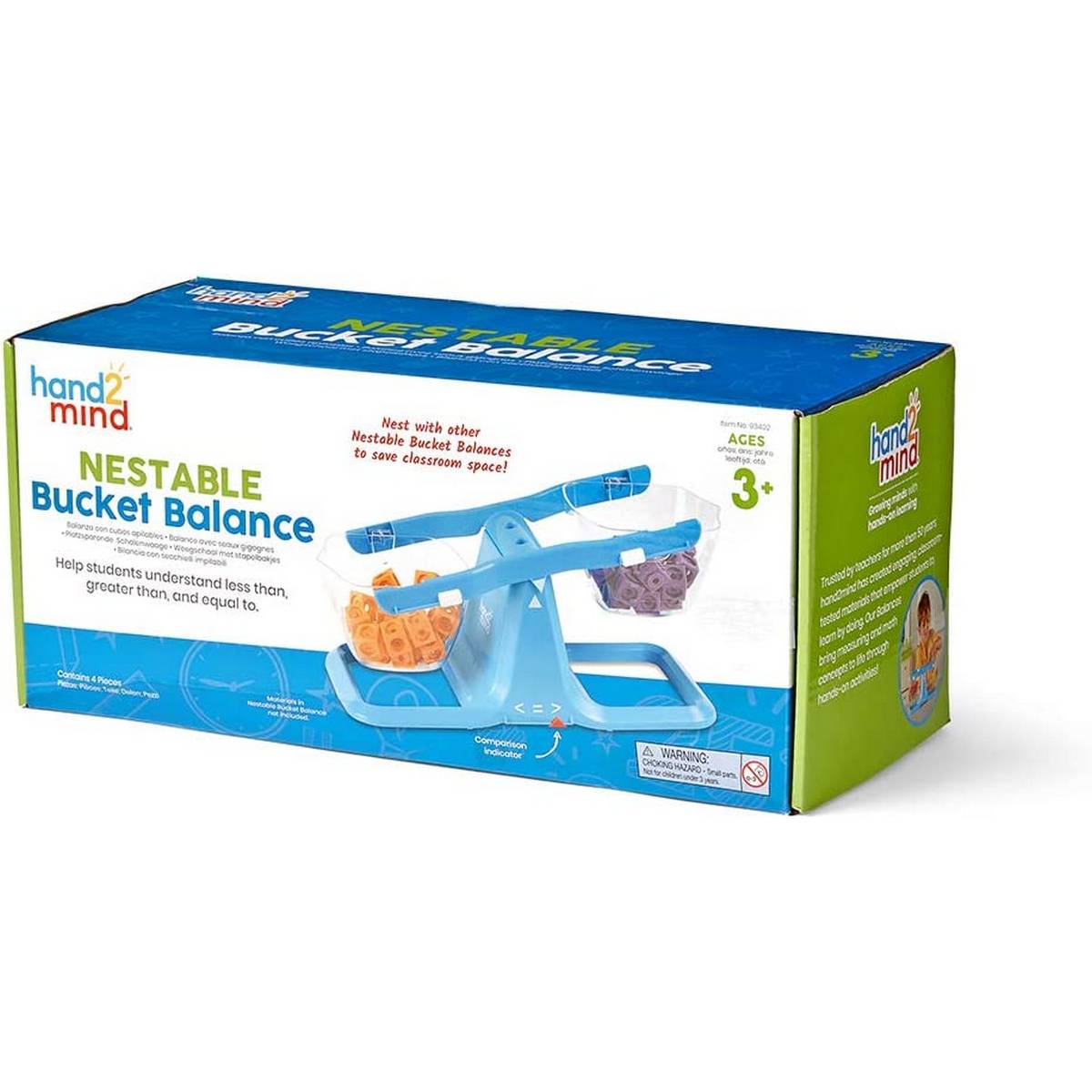 Learning Resources Nestable Bucket Balance, Single - ABC School Supplies