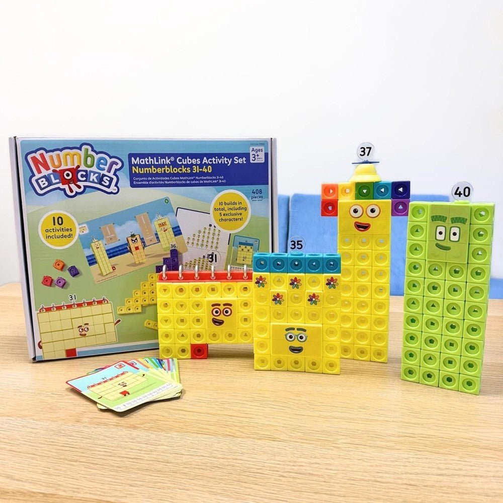 Learning Resources Numberblocks MathLink Cubes 31-40 - ABC School Supplies
