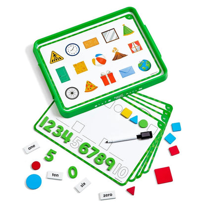 Learning Resources Numbers and Shapes Activity Tray - ABC School Supplies