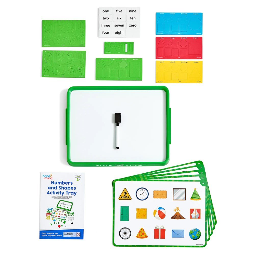 Learning Resources Numbers and Shapes Activity Tray - ABC School Supplies