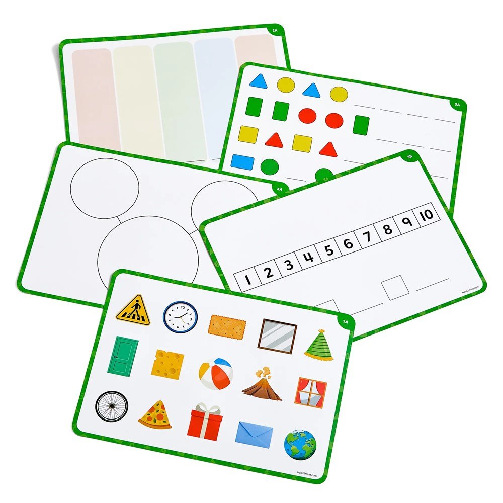 Learning Resources Numbers and Shapes Activity Tray - ABC School Supplies