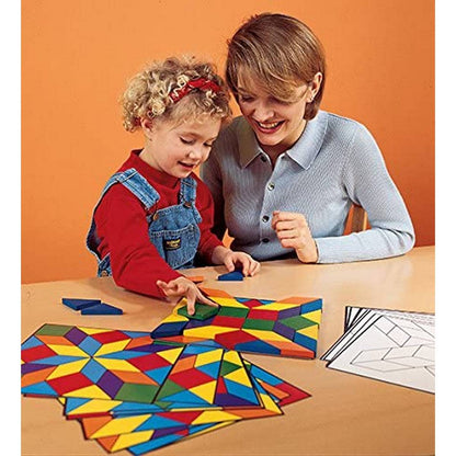 Learning Resources Parquetry Blocks & Cards Set - ABC School Supplies