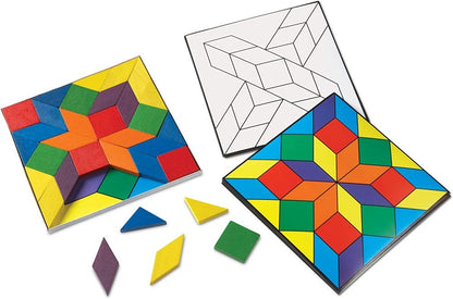 Learning Resources Parquetry Blocks & Cards Set - ABC School Supplies