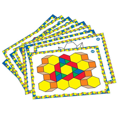 Learning Resources Pattern Block Design Cards - ABC School Supplies