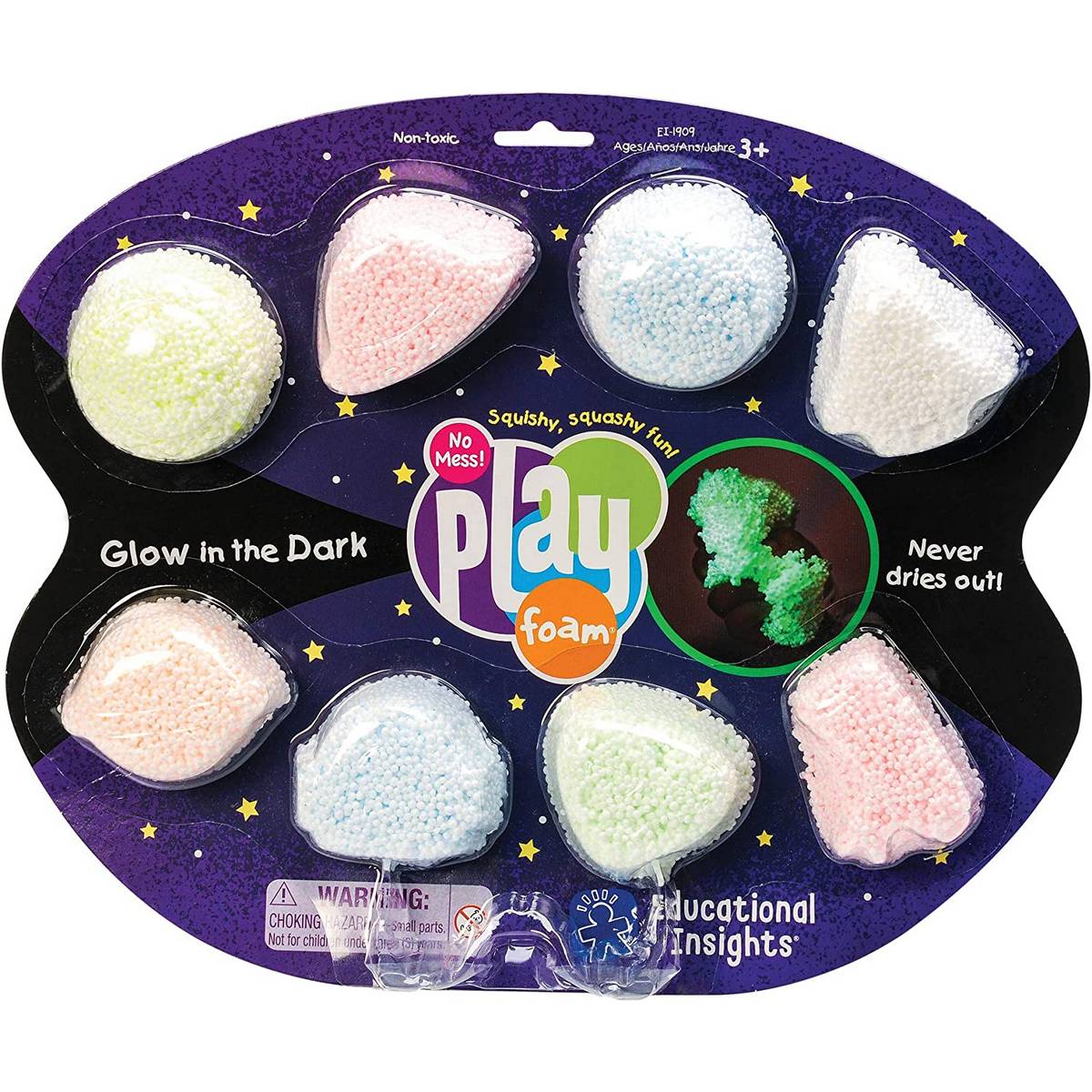 Learning Resources Playfoam® Glow In The Dark (8 Pack) - ABC School Supplies