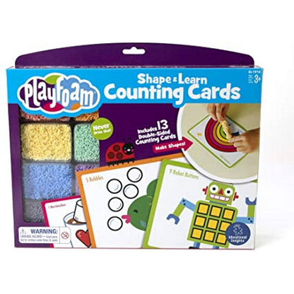 Learning Resources Playfoam® Shape & Learn Counting Cards - ABC School Supplies