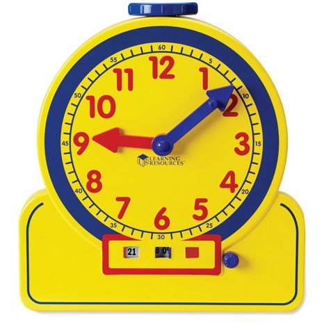 Learning Resources Primary Time Teacher Clock - Analogue & Digital Time Teacher - ABC School Supplies