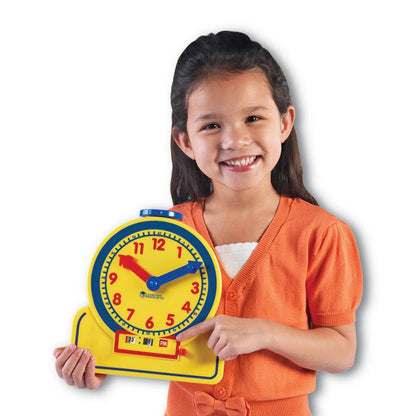 Learning Resources Primary Time Teacher Junior 24 Hour Learning Clock - ABC School Supplies