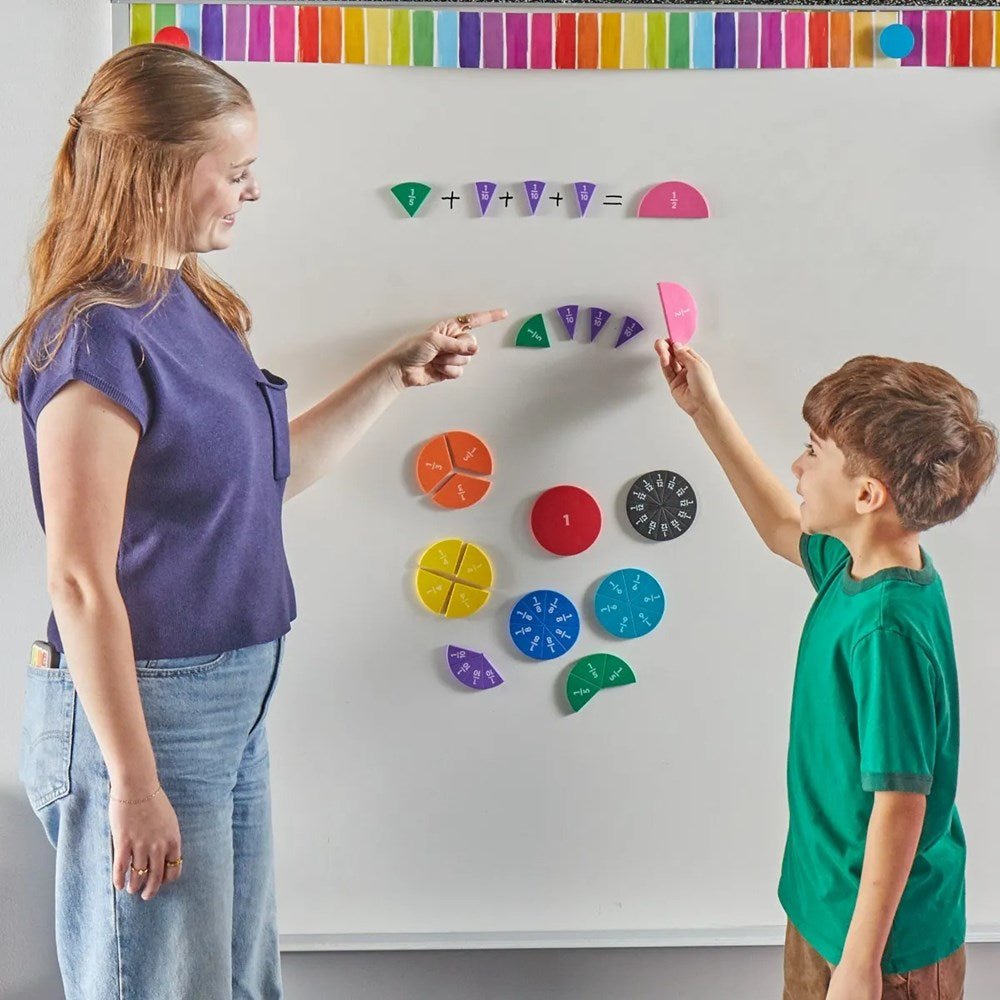 Learning Resources Rainbow Fraction Magnetic Starter Set - ABC School Supplies