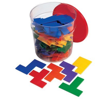 Learning Resources Rainbow Pentominoes (Tub Of 72) - ABC School Supplies