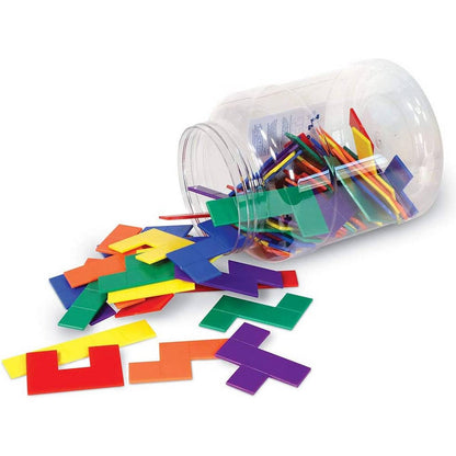 Learning Resources Rainbow Pentominoes (Tub Of 72) - ABC School Supplies