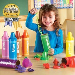 Learning Resources Rainbow Sorting Crayons - ABC School Supplies
