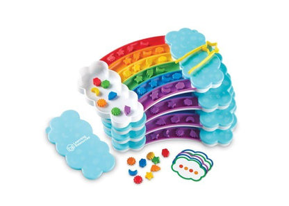 Learning Resources Rainbow Sorting Trays Classroom Edition (Set Of 4) - ABC School Supplies